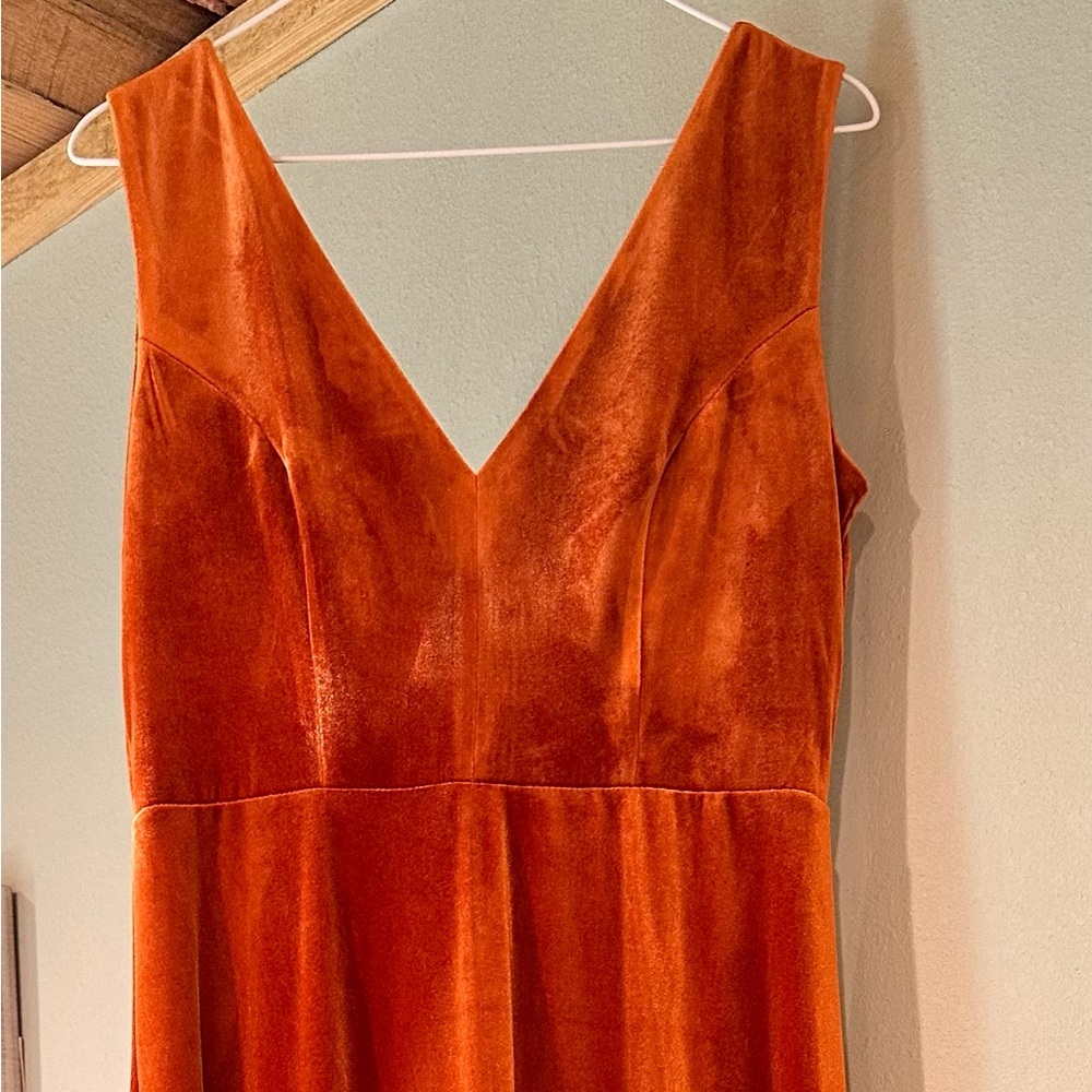 Beautiful velvet full length dress